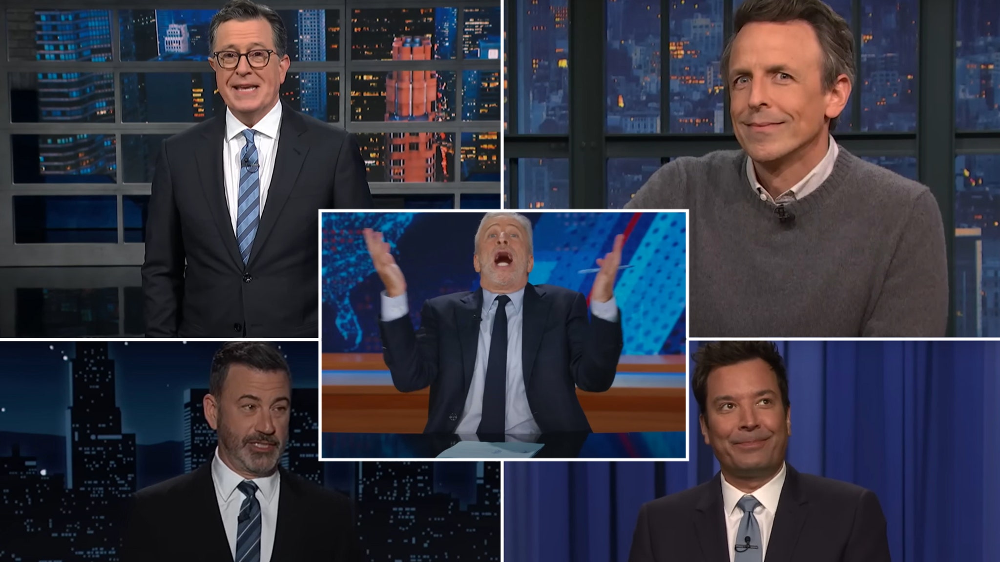 Late-Night time Hosts Have fun ‘No Kings’ Protests, Chortle at ‘Trump’s Large Silly Birthday Parade’