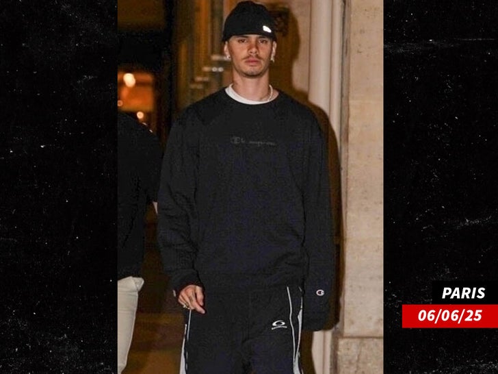 Romeo Beckham Cruises By Paris After Break up From Kim Turnbull