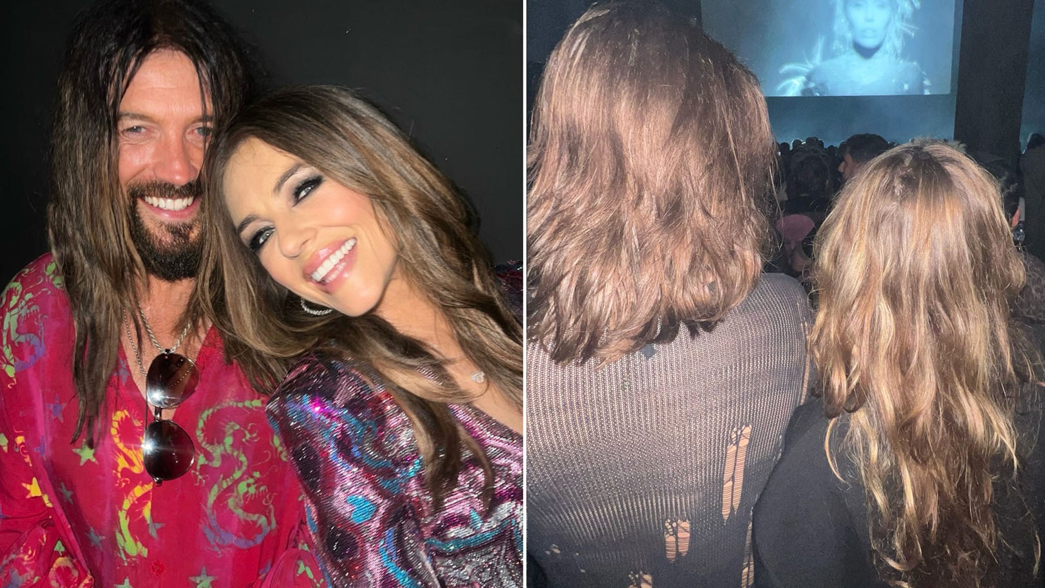 Elizabeth Hurley Shares Pictures From Miley Cyrus’ ‘One thing Stunning’ Premiere In London