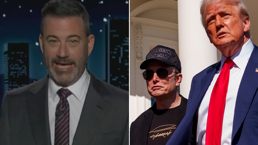 Jimmy Kimmel Roasts Elon-Trump Going ‘Nuclear’ With Epstein Accusation