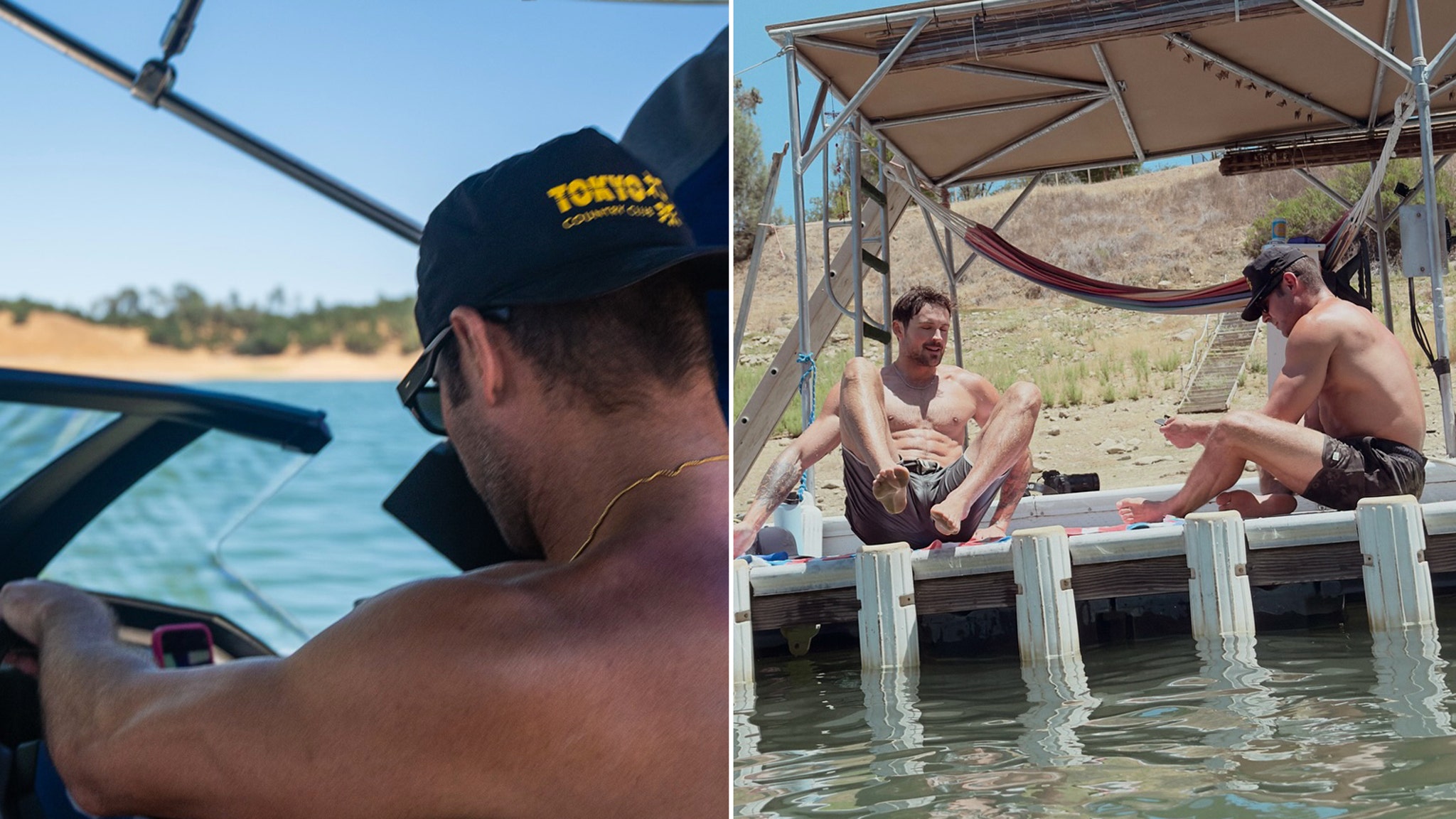 Zac & Dylan Efron Share Shirtless Pics Throughout Lake Getaway