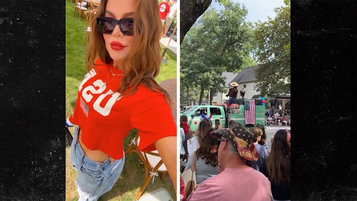 Khloé Kardashian Shares Photos from Fourth of July Festivities with Children