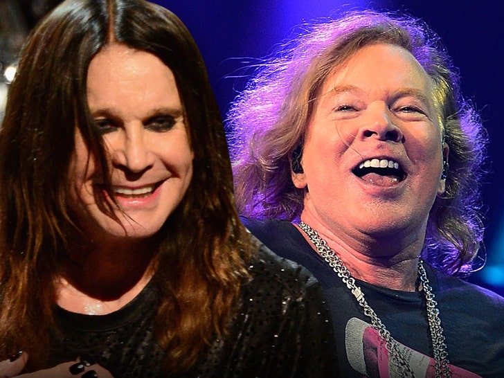 Ozzy Osbourne and Axl Rose Meet for the First Time Ever