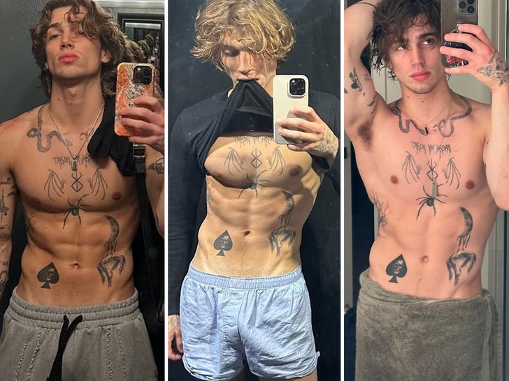 Vinnie Hacker Shirtless Pictures to Kick Off His twenty third Birthday!