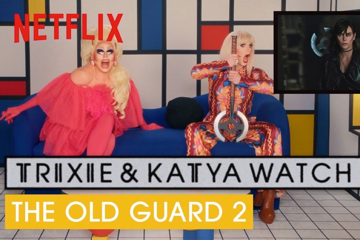 Quick Drag: Trixie Mattel and Katya’s latest watch, The Old Guard 2